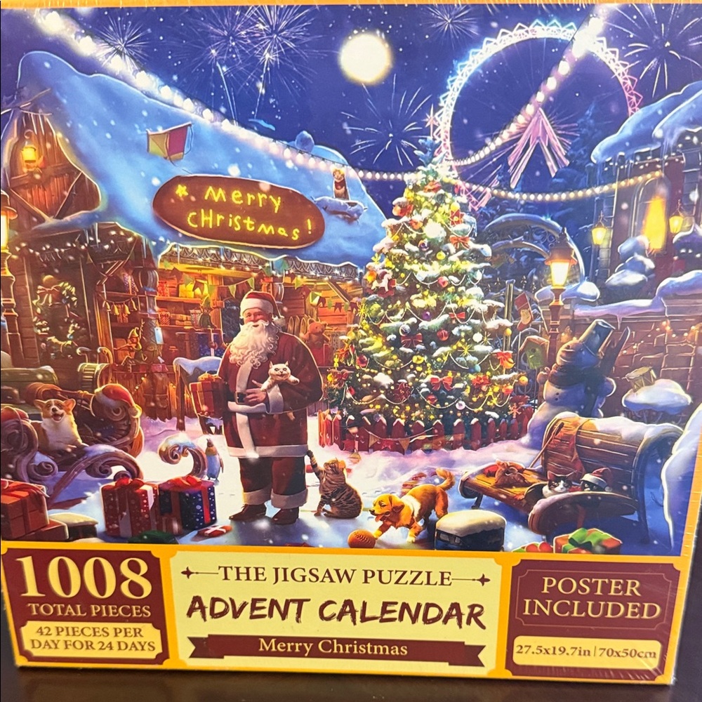 Advent Calendar Jigsaw Puzzle 1008 Pieces Factory Sealed